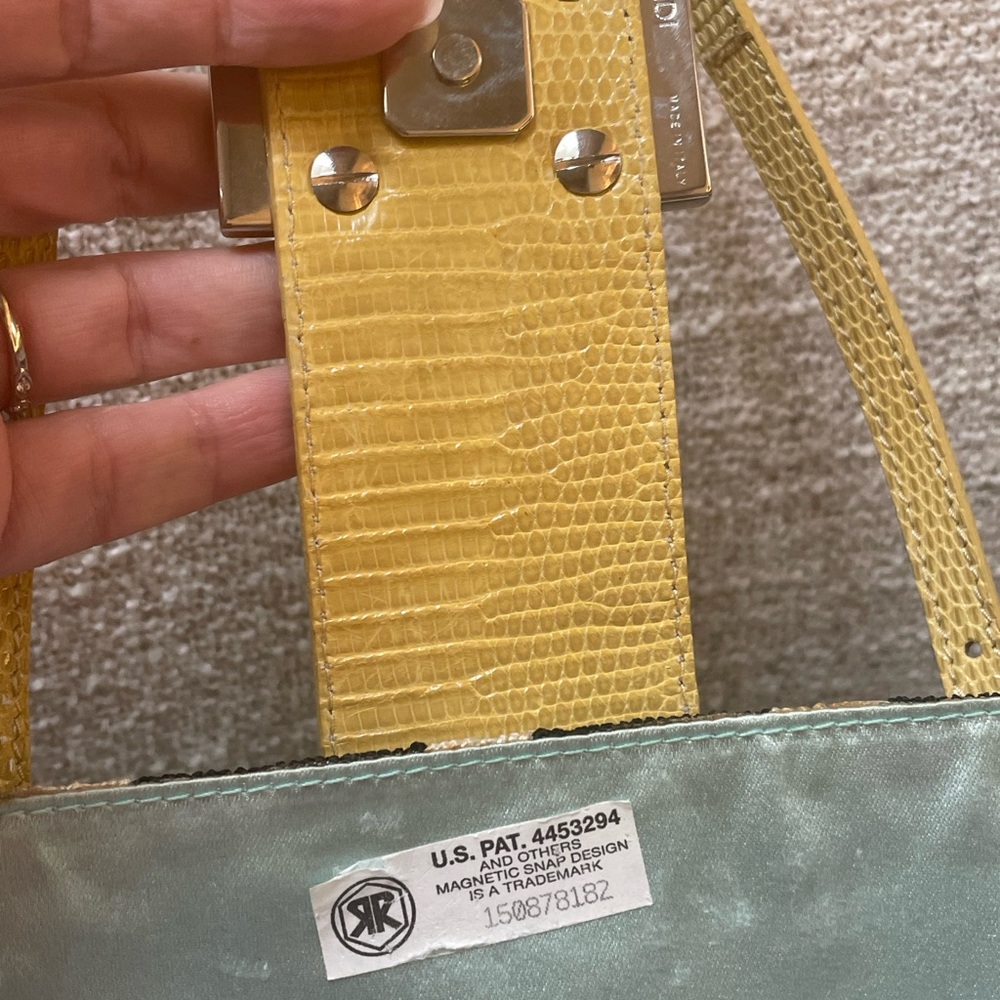 Authentic Fendi Beaded & Lizard bento box bag - Picture 14 of 17